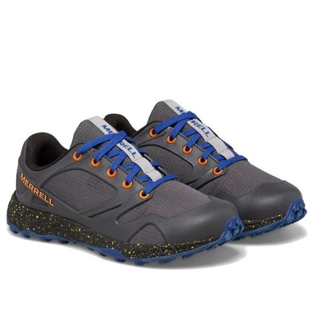 Merrell Big Kids Altalight Low Hiking Shoes In Gray And Orange, Size 13